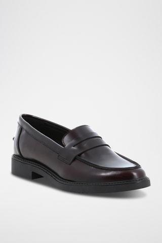 Mocassins en cuir Nera - Bordeaux