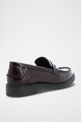 Mocassins en cuir Nera - Bordeaux