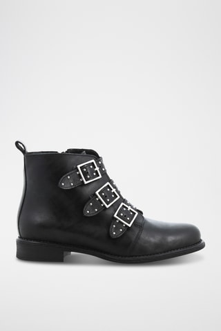 Bottines en cuir Triplette - Noir