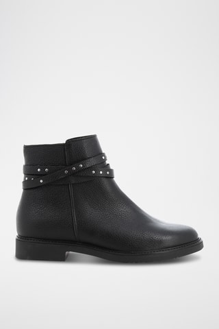 Bottines en cuir Jiwie - Noir