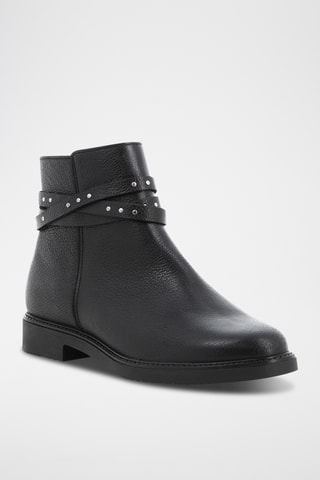 Bottines en cuir Jiwie - Noir