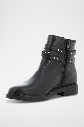 Bottines en cuir Jiwie - Noir