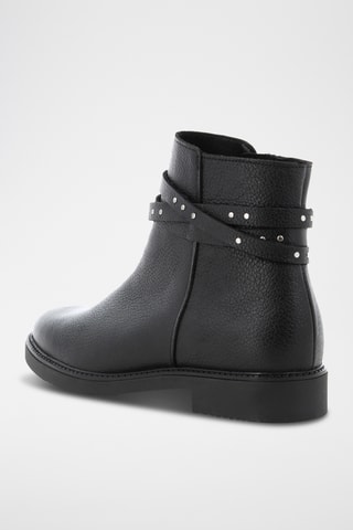 Bottines en cuir Jiwie - Noir