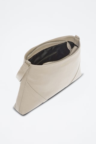 Sac porté épaule en cuir - Blanc