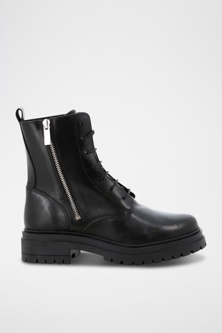 Bottines en cuir Ziponie - Noir