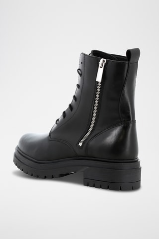 Bottines en cuir Ziponie - Noir