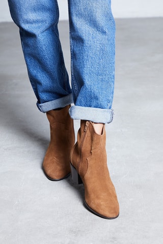 Bottines en nubuck Montana - Camel