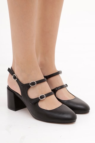 Babies à talons Arianell - Noir