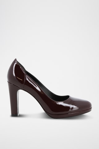 Escarpins en cuir verni Calice - Bordeaux