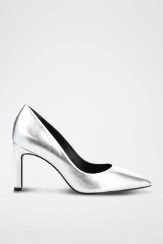 Escarpins en cuir Frivole - Argenté