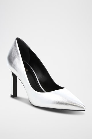 Escarpins en cuir Frivole - Argenté