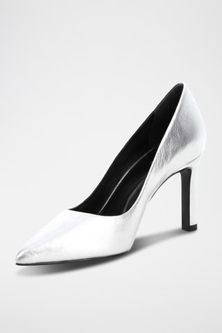 Escarpins en cuir Frivole - Argenté