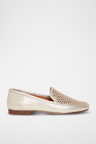 Mocassins en cuir de chèvre Dorine - Doré