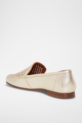 Mocassins en cuir de chèvre Dorine - Doré