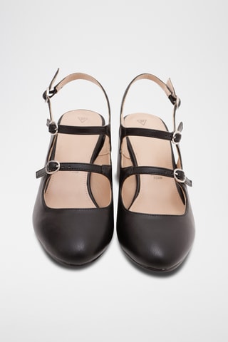 Babies à talons Lya - Noir