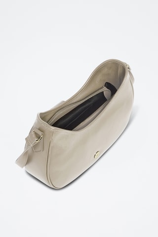 Sac bandoulière en cuir - Blanc