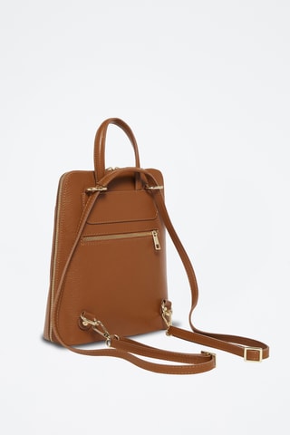 Sac à dos en cuir - Marron