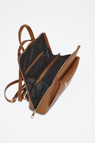 Sac à dos en cuir - Marron