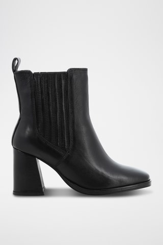 Bottines Chelsea en cuir Clem - Noir