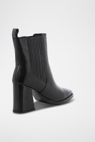 Bottines Chelsea en cuir Clem - Noir