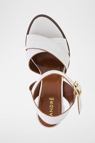 Sandales à talons Veloutine - Blanc