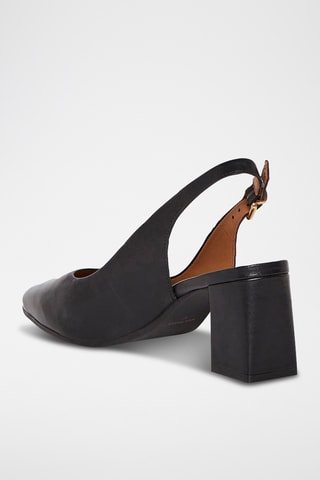 Escarpins en cuir Julie - Noir