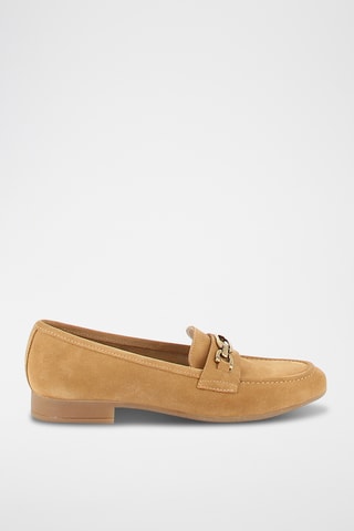 Mocassins en nubuck Nouna - Beige