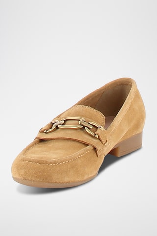 Mocassins en nubuck Nouna - Beige