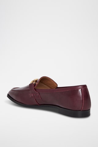 Mocassins en cuir Ellin - Bordeaux