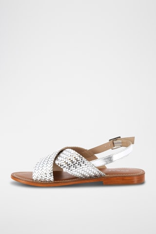 Sandales en cuir Seringata - Argenté