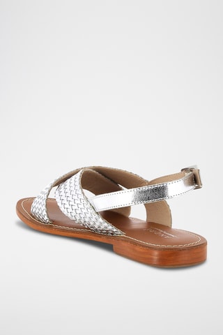 Sandales en cuir Seringata - Argenté