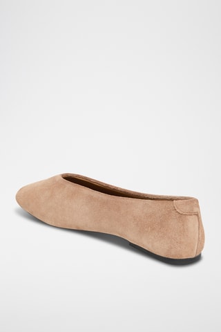 Ballerines en nubuck Airelle - Taupe