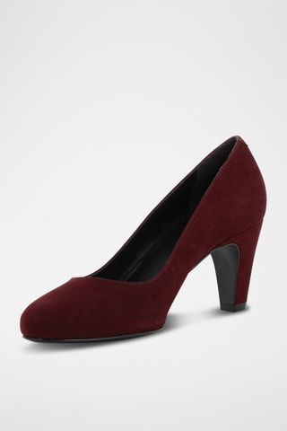 Escarpins en nubuck Leontine - Bordeaux