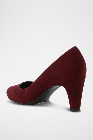 Escarpins en nubuck Leontine - Bordeaux