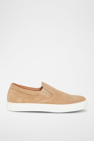Slip-on en nubuck Theo - Beige