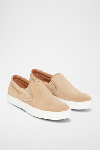 Slip-on en nubuck Theo - Beige