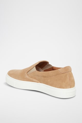 Slip-on en nubuck Theo - Beige