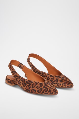 Ballerines en cuir de veau Rosee - Marron