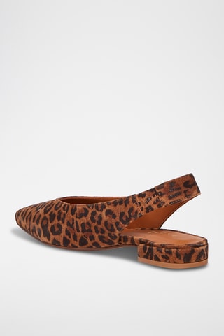 Ballerines en cuir de veau Rosee - Marron