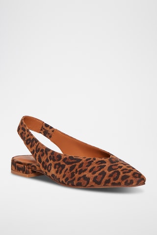 Ballerines en cuir de veau Rosee - Marron