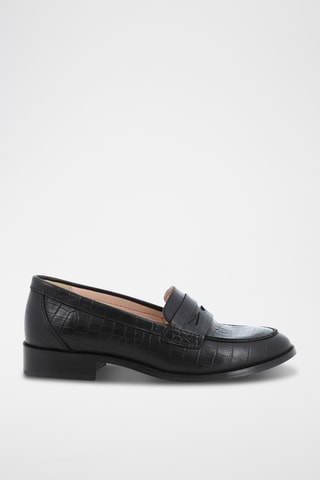 Mocassins en cuir Linetta - Noir