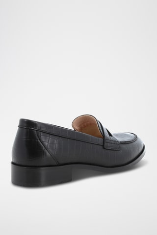 Mocassins en cuir Linetta - Noir