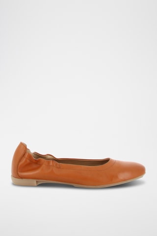 Ballerines en cuir Nina - Camel
