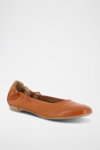 Ballerines en cuir Nina - Camel