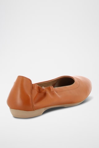 Ballerines en cuir Nina - Camel
