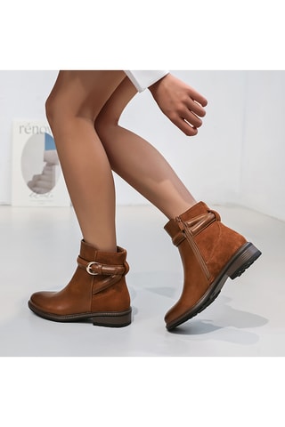 Bottines Manel - Camel