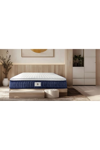 Matelas à ressorts ensachés et mousse à mémoire de forme Chantilly