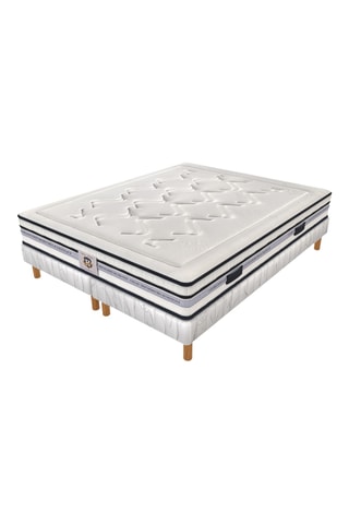 Ensemble matelas et sommier Chambourcy - Epaisseur 25 cm
