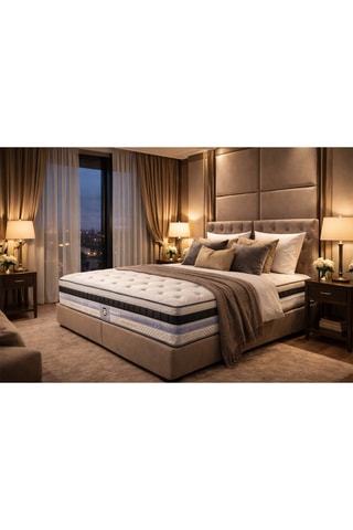 Ensemble matelas et sommier Chambourcy - Epaisseur 25 cm