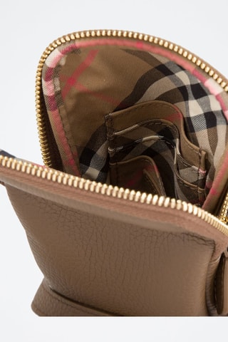 Pochette en cuir Phone Pouch Lgl - Marron